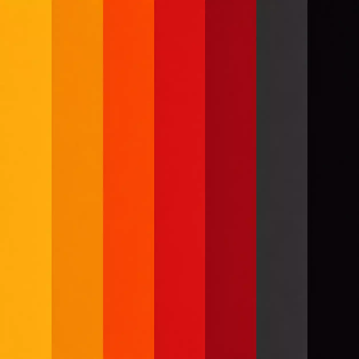 Dragon Fire colour palette