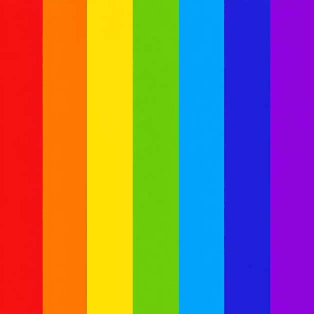 Rainbow Journey colour palette